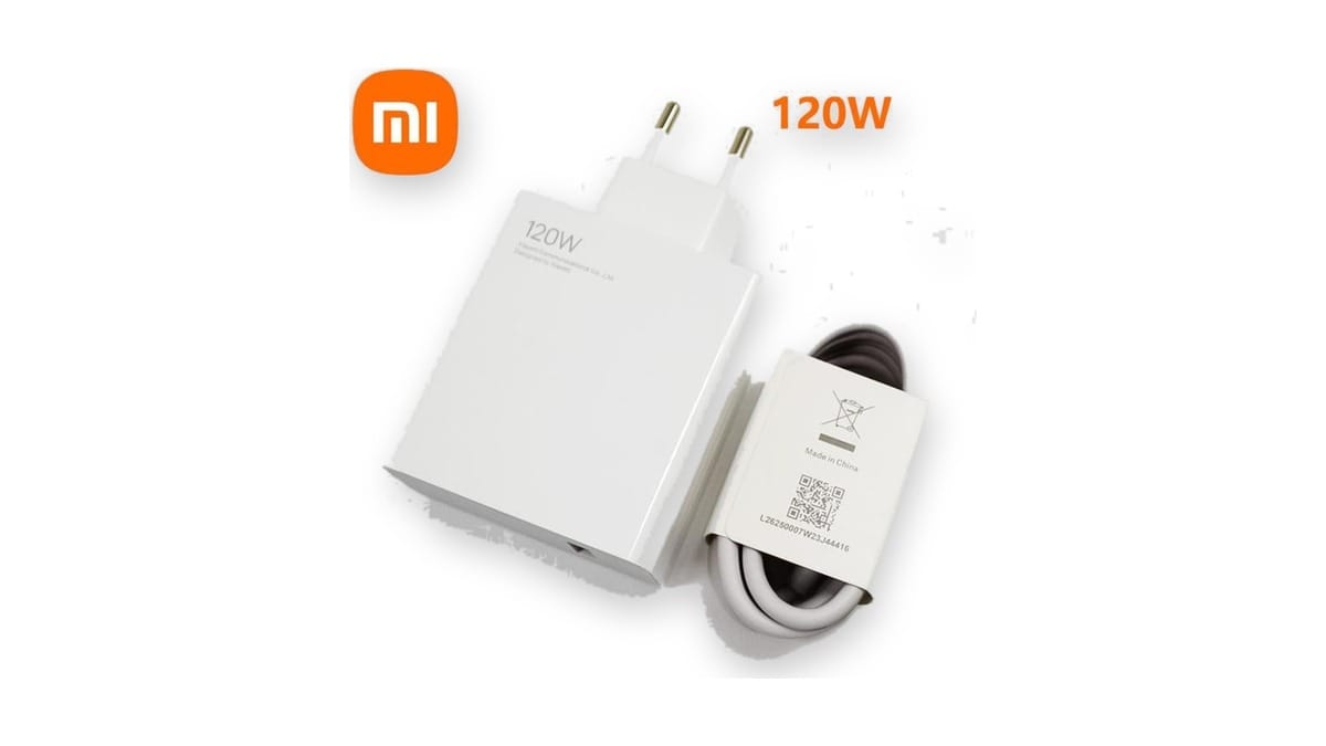 Зарядное устройство Xiaomi 120W с кабелем USB-C